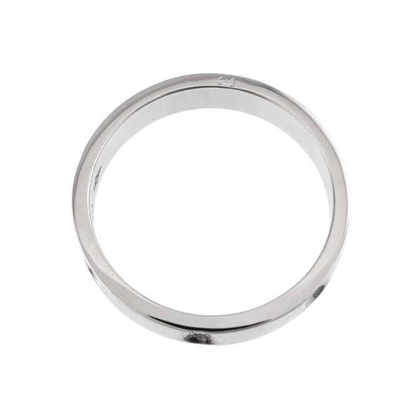 Louis Vuitton Alliance Empreinte #53 Ring, Platinum - Picture 5 of 8